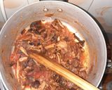A picture of step 4 of Mushrooms stew.