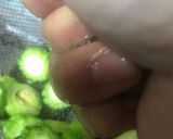 A picture of step 2 of Bitter Gourd Pickle.