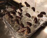 Une image de l'étape 7 de Bouchées de clémentines au chocolat.