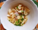 A picture of step 1 of Banana Raita.