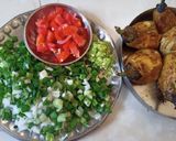 A picture of step 1 of Baingan ka Bharta.