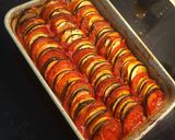 A picture of step 4 of Easy but fancy looking Ratatouille 🐀 🍆 🍅.