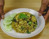 รูปขั้นตอนการทำที่ 24 ของ ข้าวผัดแกงเขียวหวาน ไก่ อาหารไทย เมนูผัด วิธีทำง่ายๆ