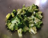 A picture of step 2 of Buttered Brocolli.