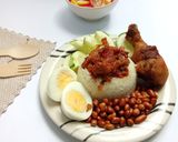 Foto langkah ke 8 dari resep Nasi lemak Malaysia.