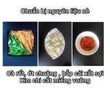 Hình bước làm 1 của món Miến đậu xào kim chi | Món chay