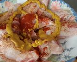 A picture of step 4 of Chicken Wings with Mustard in Air Fryer and Liquid Salad.