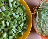 Une image de l'étape 1 de Tarte à la rhubarbe du jardin.