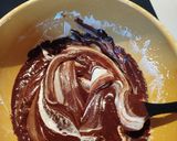 Une image de l'étape 6 de Bûche chocolat insert poire.