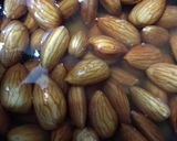 A picture of step 1 of Almond/ Badam Chutney.
