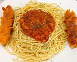 Foto langkah ke 5 dari resep Spagetti sosis with saos bolognes.