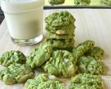 Foto langkah ke 3 dari resep Green tea white chocolate cookies.