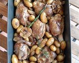 Foto del paso 11 de la receta: Codillo al horno con patatas y escalonias glaseadas