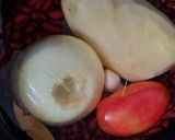 Foto del paso 2 de la receta: Los frijoles más cremosos 🫘 Porotos colorados con crema de vegetales de temporada
