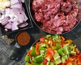 Une image de l'étape 1 de Axoa de veau.