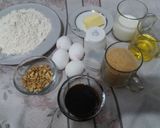 عکس مرحله 1 از دستور کیک شیره و گردو خوشمزه و عالی