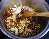 A picture of step 8 of Paneer Bhurji / Paneer Bharta.