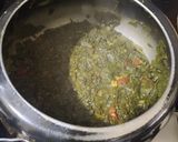 A picture of step 1 of Palak and Kamal kakdi ki Sabji.