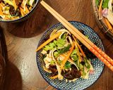 A picture of step 10 of Spicy Cold Tofu Skin Salad (Liángbàn Dòufupí - 拌豆腐皮).