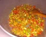 صورة لخطوة 1 من وصفة رز احمر بالخضار مدخن 😍😍😍