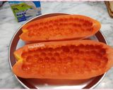 Foto langkah ke 1 dari resep Pepaya Puding Susu.