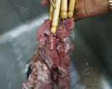 A picture of step 1 of Tsire (suya).