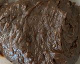 Foto langkah ke 1 dari resep Brownies Pisang Peanut Butter, Lembut, Simple, Tepung Terigu, Tanpa Mixer.