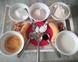 A picture of step 1 of Healthy Barley Flour Waffles and Cupcakes.