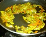 A picture of step 5 of Stir fry cabbage and carrot.