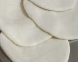 A picture of step 3 of Mithai puri.