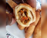 A picture of step 15 of Fried fish roll.