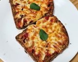 รูปขั้นตอนการทำที่ 5 ของ Pizza Marinara บนขนมปัง แบบง่ายมาก