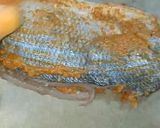 Une image de l'étape 2 de La saupe 🐟🐟🐟🐟 farcie au riz 🍚🍚🍚🍚/ crevettes 🍤🍤🍤🍤.