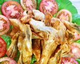 Hình bước làm 2 của món Vây Cá Hồi Chiên Giòn