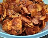 Foto langkah ke 8 dari resep Klengkam/ keripik kentang pedas manis.