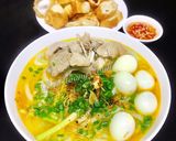 Hình bước làm 3 của món Bánh Canh Bột Xắt Giò Heo