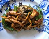 A picture of step 6 of Mushrooms and poached egg (vegetarian).