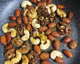 A picture of step 3 of Ghee Podi Nuts.