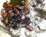 Foto langkah ke 4 dari resep Cumi pedas tinta hitam.