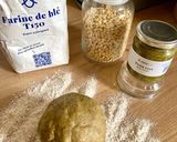 Une image de l'étape 2 de Sablés salés apéritifs pesto Omie, parmesan et pignons.