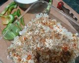 A picture of step 1 of Veg and Rice Casserole.