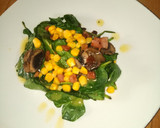 Foto del paso 11 de la receta: Ensalada de espinacas con tocino mixta