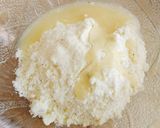 A picture of step 2 of Laziza Rass Malai 😋😋.