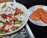 Foto del paso 1 de la receta: Fajitas de salmón