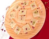 A picture of step 8 of Kaju katli.