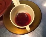 Une image de l'étape 3 de Compote de pêches de vigne et pêches jaunes à la crème de cassis.
