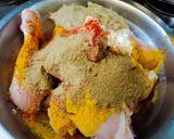 চিকেন কষা(সঙ্গে পোলাও) (chicken kosha recipe in Bengali) রেসিপির ধাপ 1 ছবি