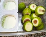 Une image de l'étape 1 de Glace aux yaourt et figues.