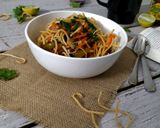 A picture of step 8 of Chinese Bhel.