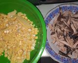 Foto langkah ke 1 dari resep Tumis ikan cue suir campur jagung.